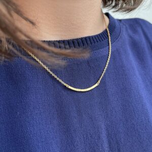 Paris U Necklace Gold