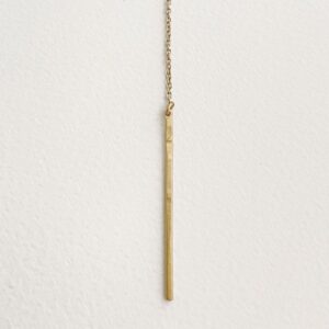 Paris Y Long Necklace Silver