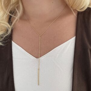 Paris Y Necklace Gold