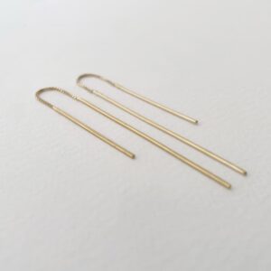 Paris Lisbon Asimetric Earrings Gold