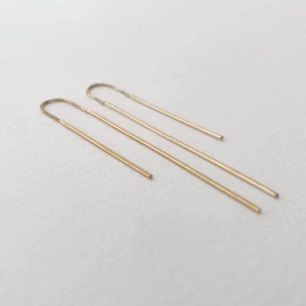 Paris Lisbon Asimetric Earrings Gold