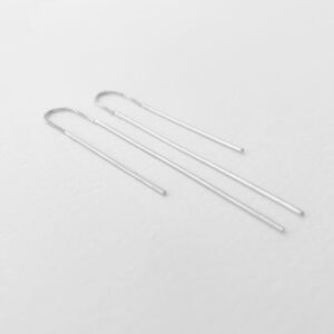 Paris lisbon asimetric Earrings silver