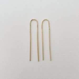 Paris Lisbon Short Earrings Gold