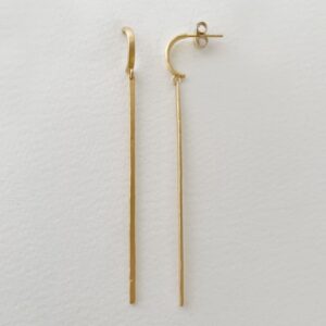 Paris Munich Long Pendant Earrings Gold