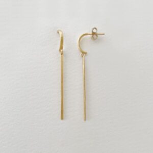 Paris Munich Pendant Earrings Gold