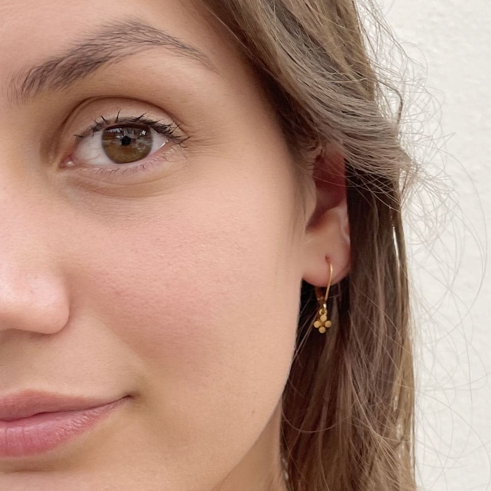 Solitaire Pendant Earrings Gold Solitaire Pendant Earrings Gold