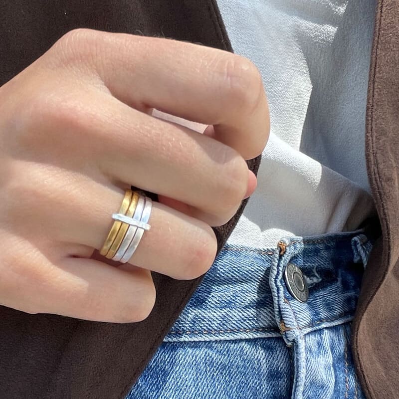 Sophie 4Mix Ring Silver Gold