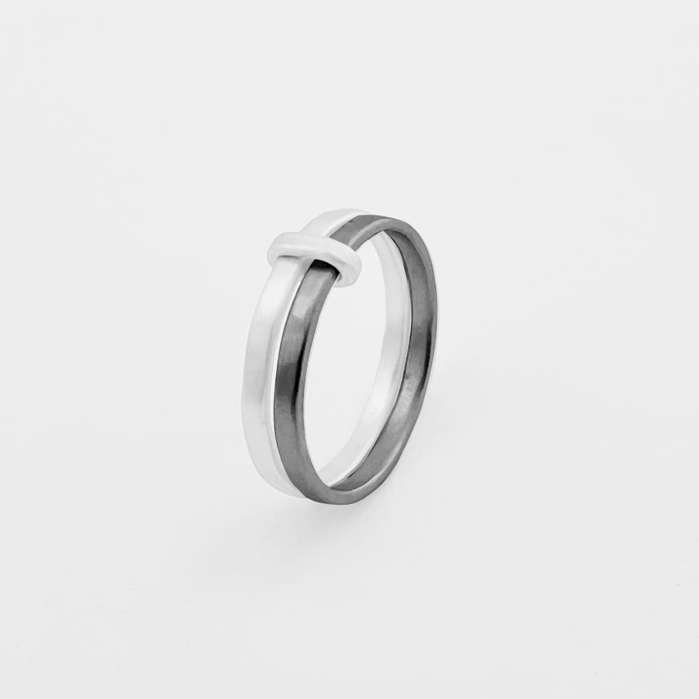 sophie 2mix silver ring ruthenium sophie 2mix silver ring ruthenium