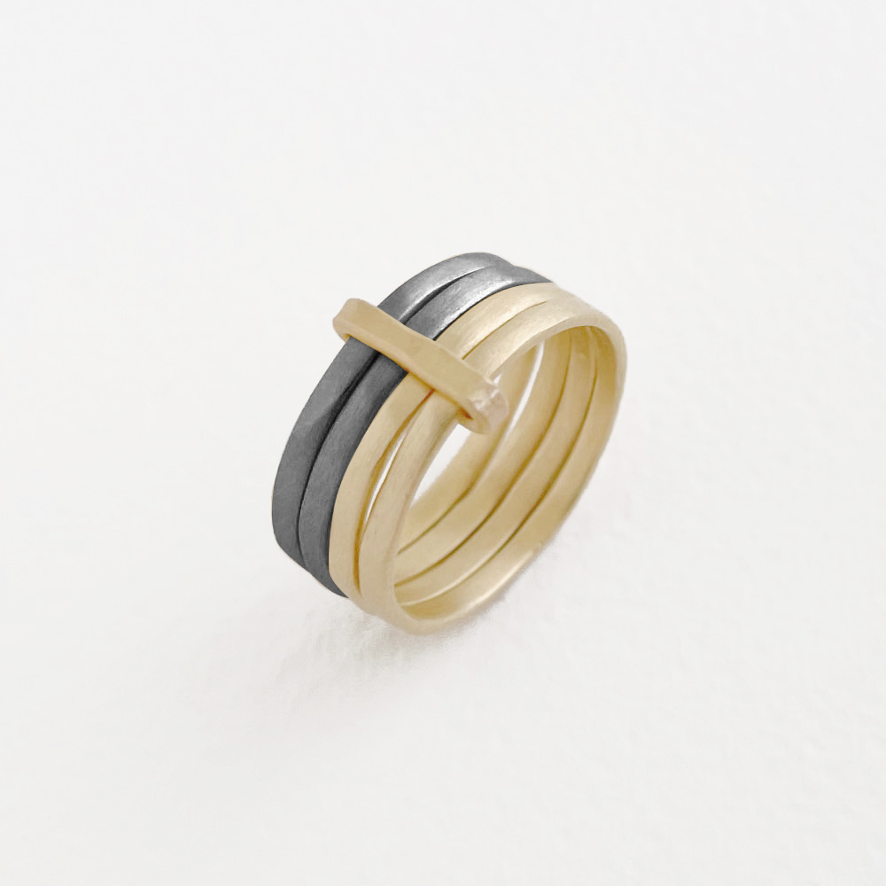 sophie 4mix ring gold ruthenium sophie 4mix ring gold ruthenium